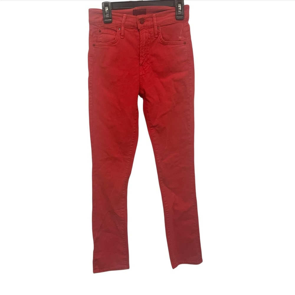 Mother Women's Red Orange Jeans new without tags size 23